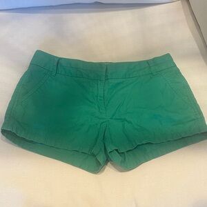 J. Crew Vibrant Green Women's shorts